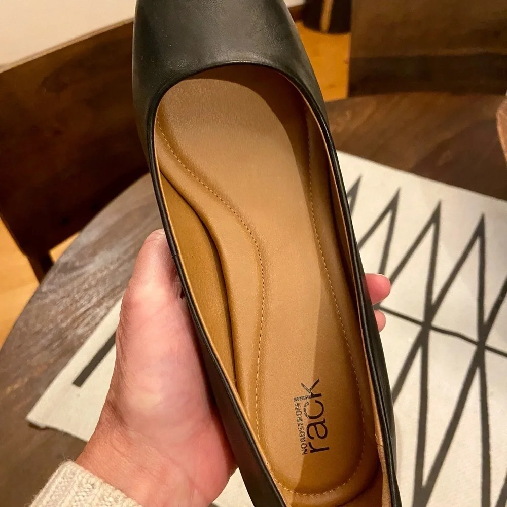 Nordstrom Rack Women's Faux Leather Pointed-Toe Heels.